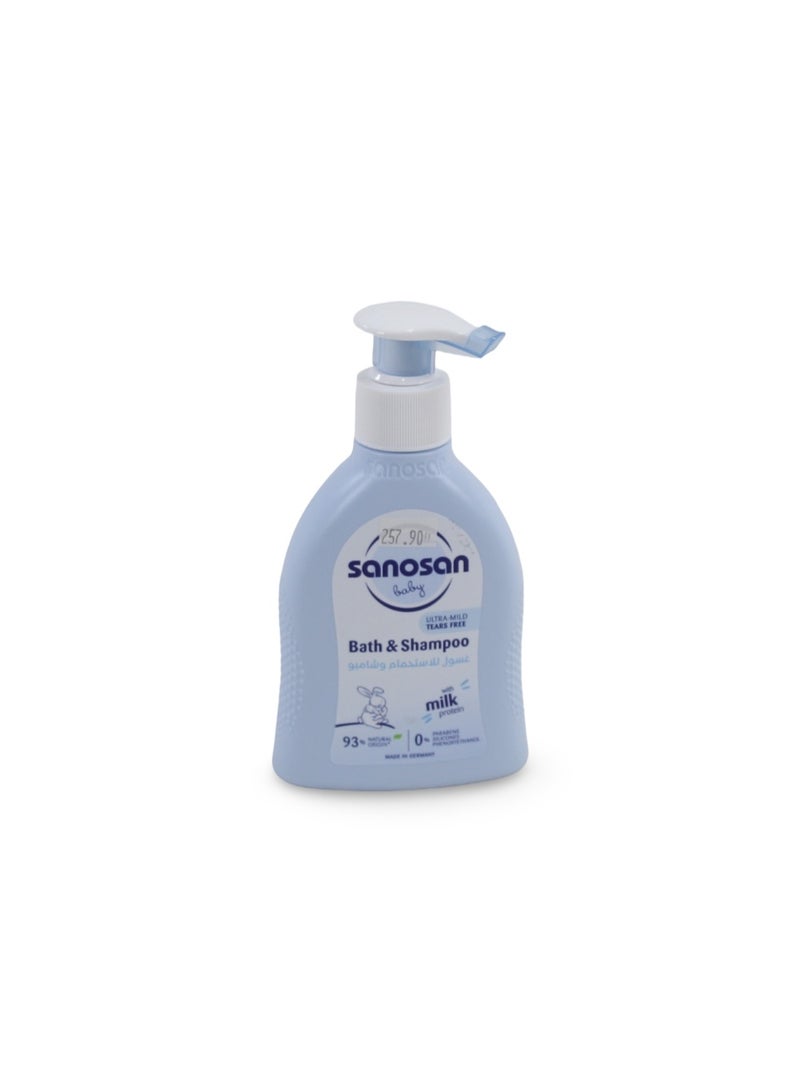 Sanosan Shampoo & Bath 200 ml - Image 1